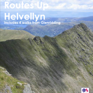 Routes Up Helvellyn -dinky map