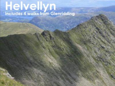 Routes Up Helvellyn -dinky map
