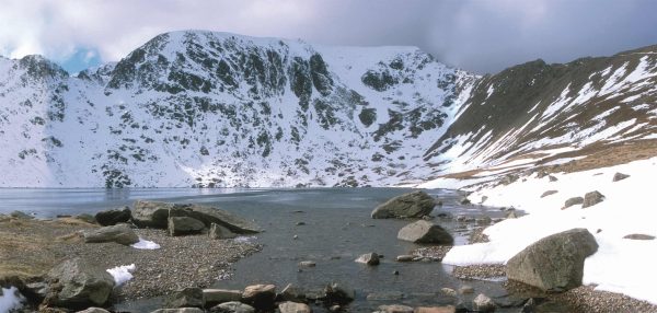 Helvellyn East Face from Red Tarn