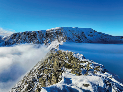 Inversion between Striding Edge and Helvellyn