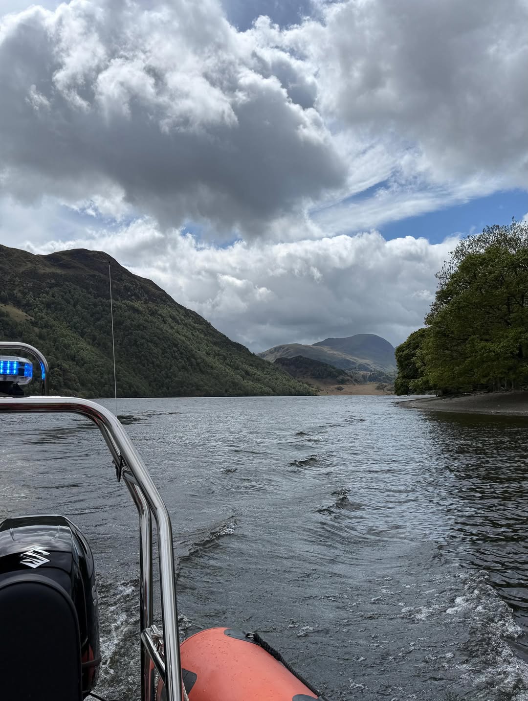 Missing person search at Aira Force