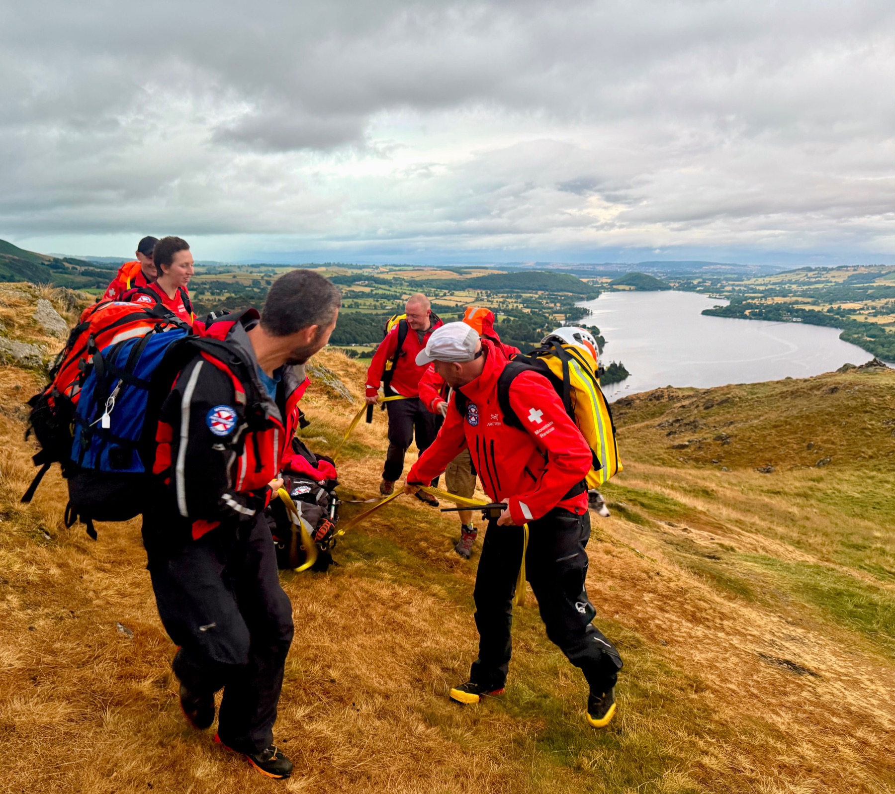 Ankle injury on Hallin Fell