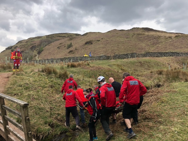 Patterdale Mountain Rescue Team callout at Gowbarrow Fell.