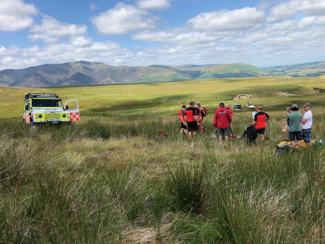 Patterdale Mountain Rescue Team callout at Wolf Crag.