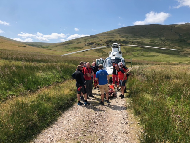 Patterdale Mountain Rescue Team callout at Wolf Crag.
