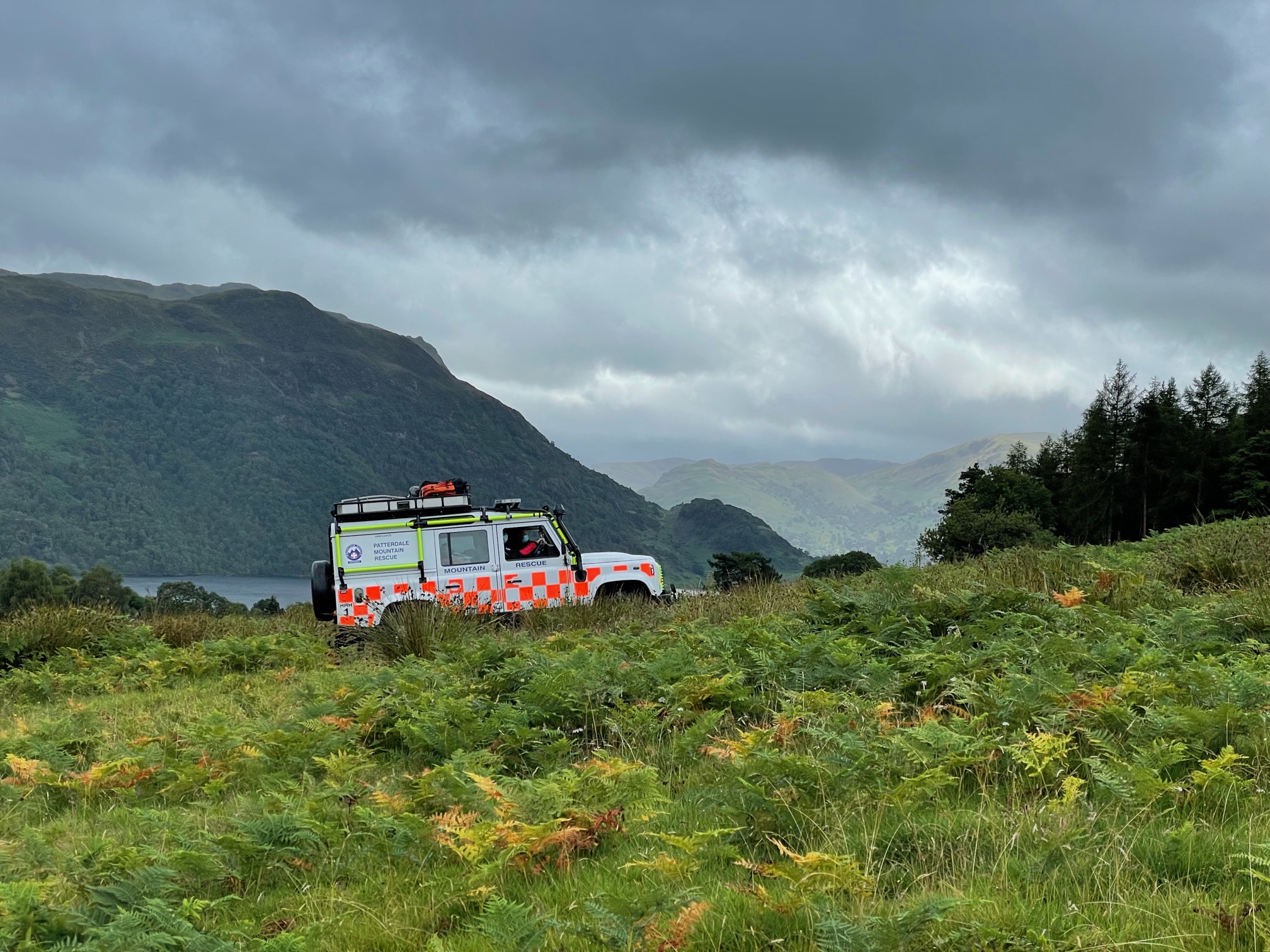 Patterdale Mountain Rescue Team callout at Aira Force.