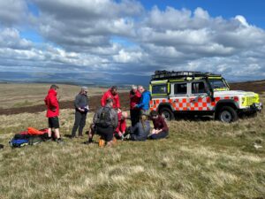 Patterdale Mountain Rescue Team callout at Arthur's Pike.