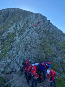 Patterdale Mountain Rescue Team callout at Striding Edge.