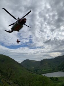 Patterdale Mountain Rescue Team callout at Brock Crags and Slinger Wood.