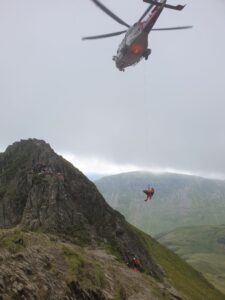 Patterdale Mountain Rescue Team callout at Striding Edge.