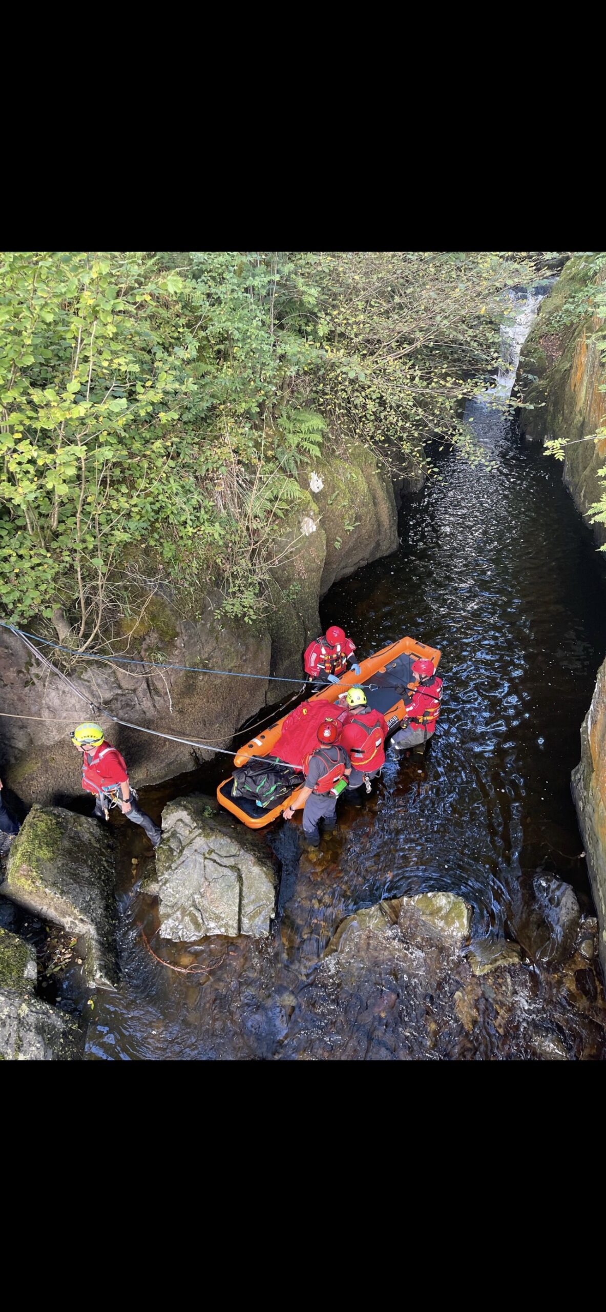 Patterdale Mountain Rescue Team callout at Aira Force.