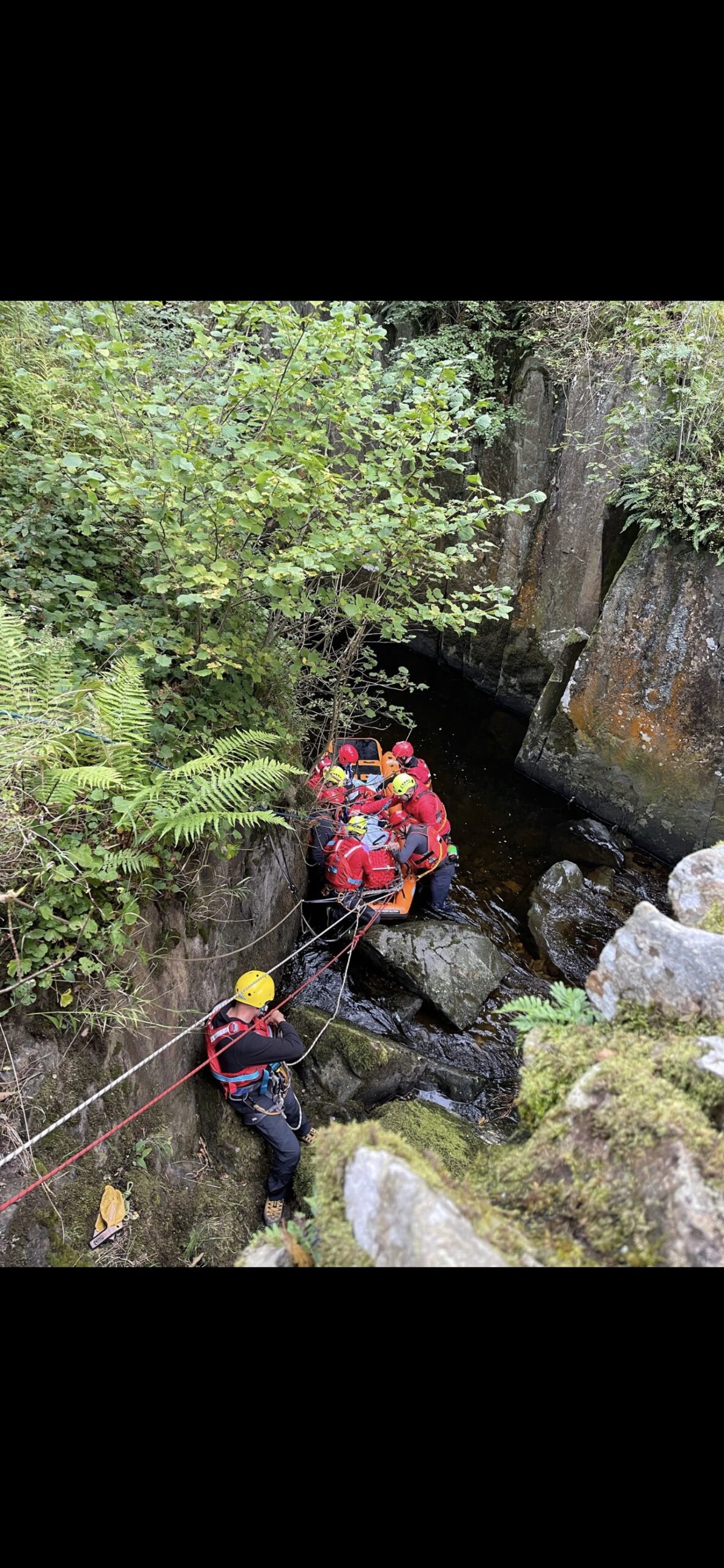Patterdale Mountain Rescue Team callout at Aira Force.