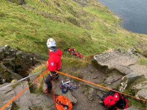 Patterdale Mountain Rescue Team callout at Striding Edge.