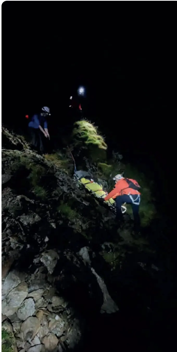 Patterdale Mountain Rescue Team callout at Striding Edge.