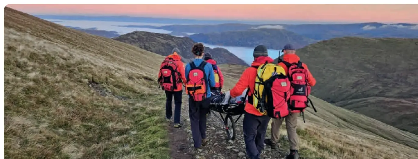 Patterdale Mountain Rescue Team callout at Dovedale.